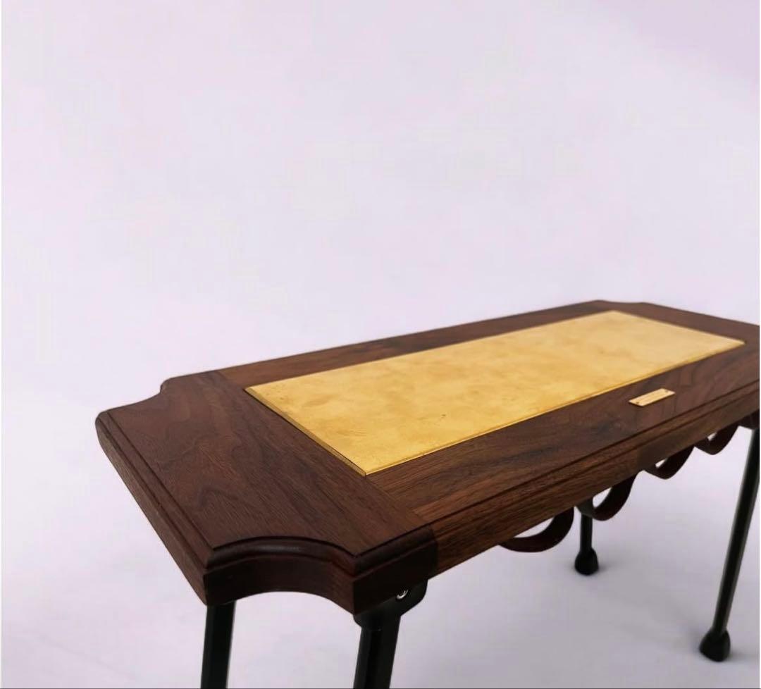 【outlet】ブラックウォールナット0.5ユニットサイドテーブル