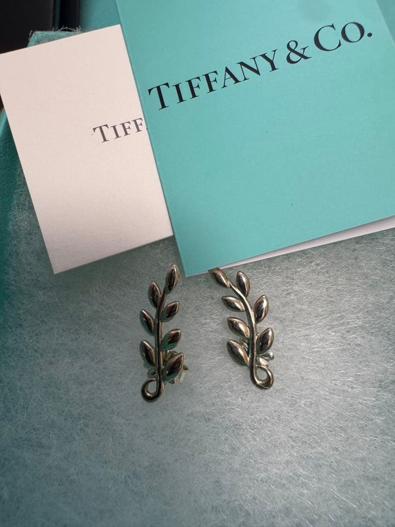 【Tiffany&Co.】パロマピカソ オリーブリーフ クライマー ピアス SV