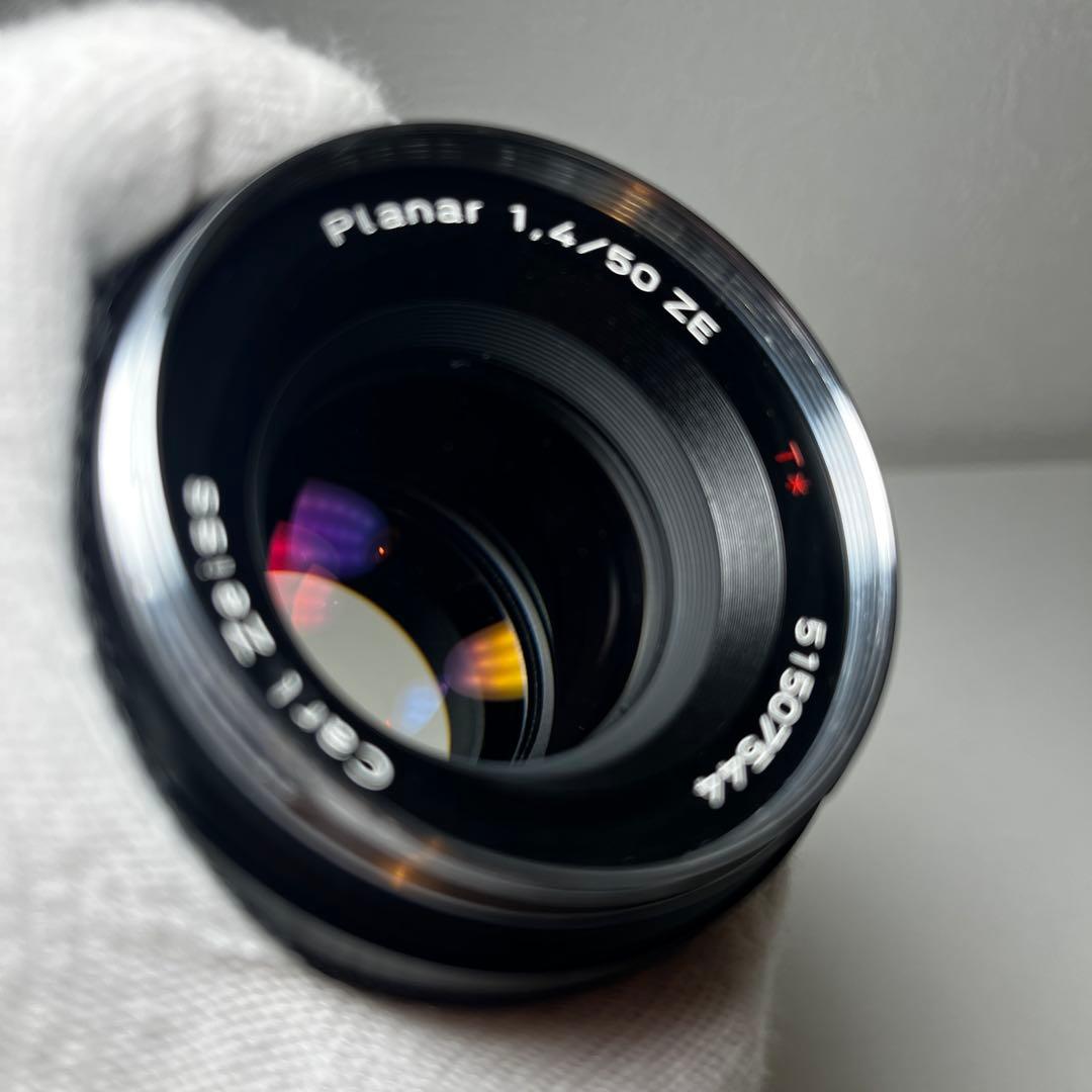 レンズ(単焦点) Carl Zeiss Planar 50mm f1.4 ZE For Canon