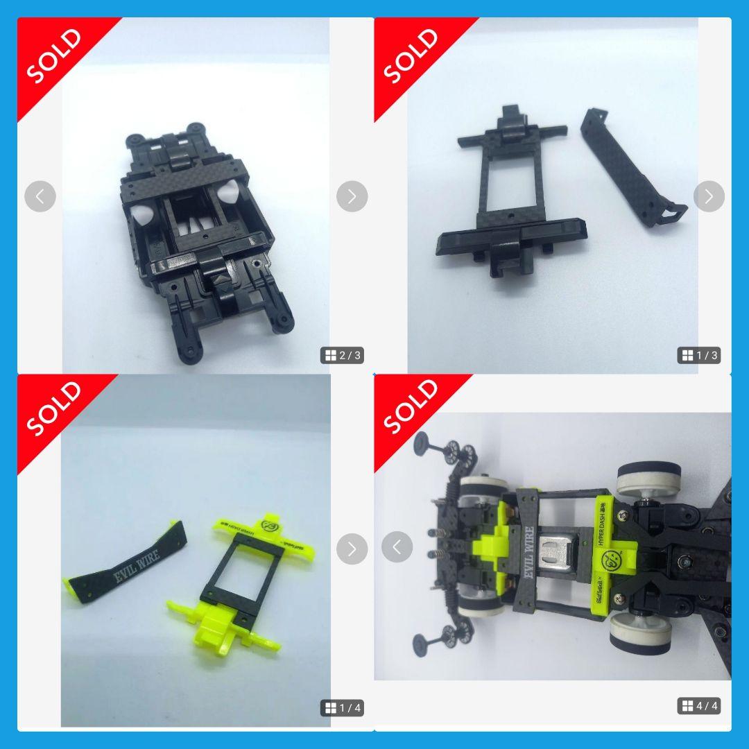 ミニ四駆完成品　オーダー　ミニ四駆パーツ　ギミック　慣らしモーター