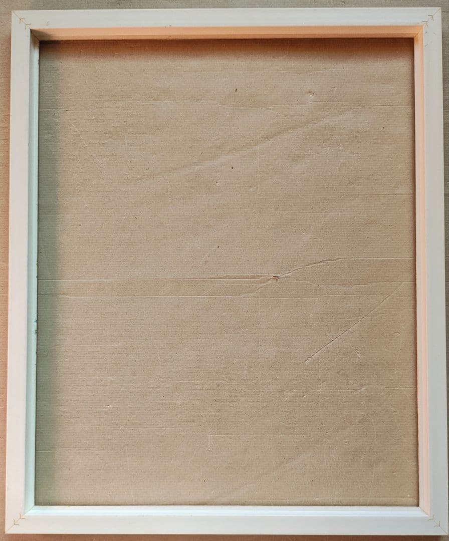 F15号 油絵・額縁セットアンティーク調 ゴールド アクリル板仕様 +神社 大楠