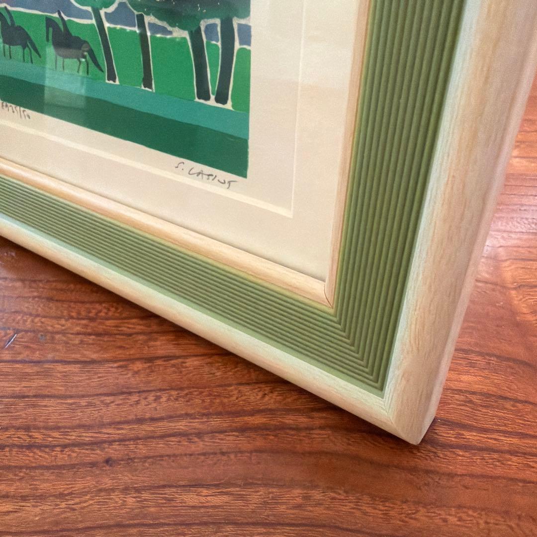 EA35/50 版画　リトグラフ　ラシス　直筆サイン有り　美品　希少枚数