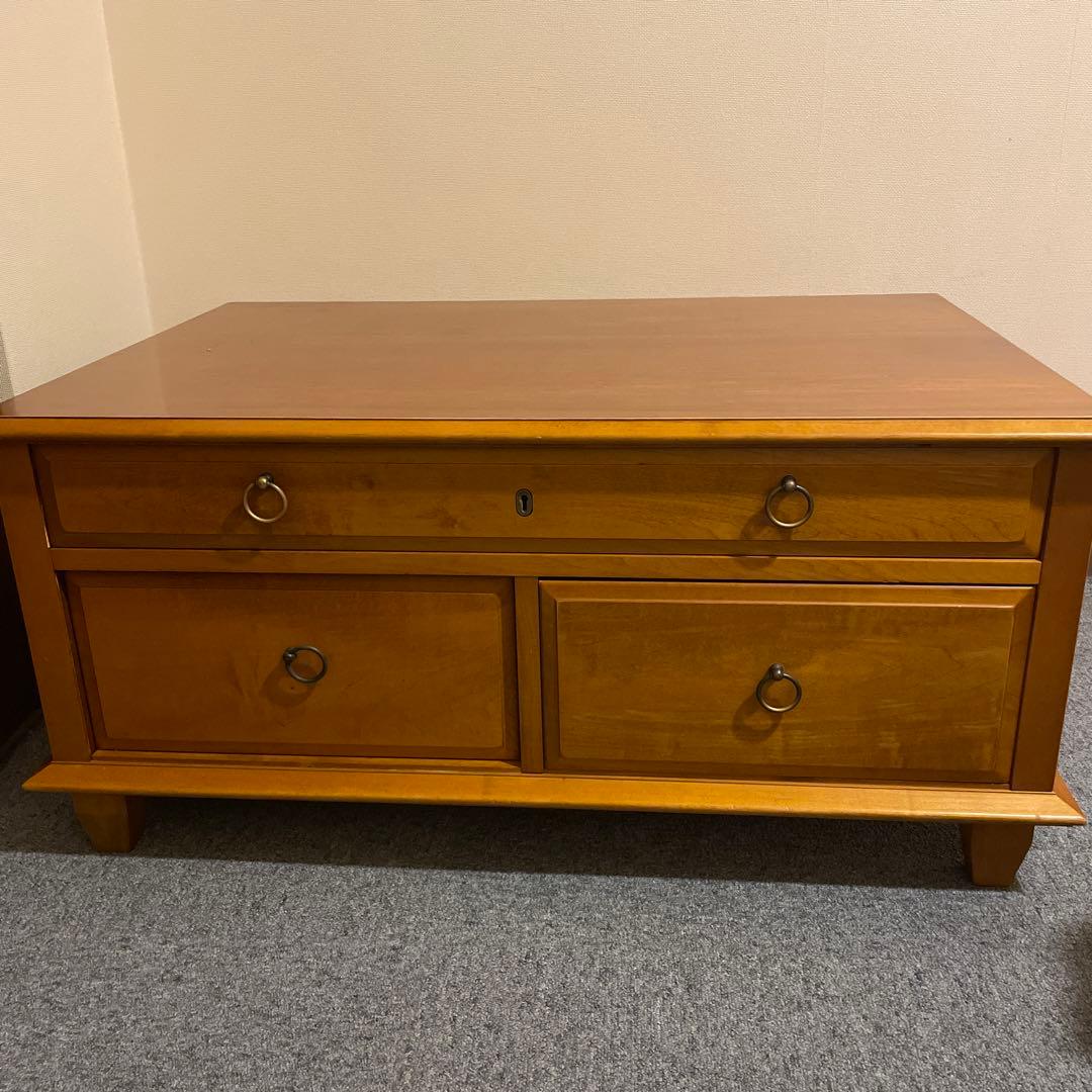 木製 チェスト 引き出し付き