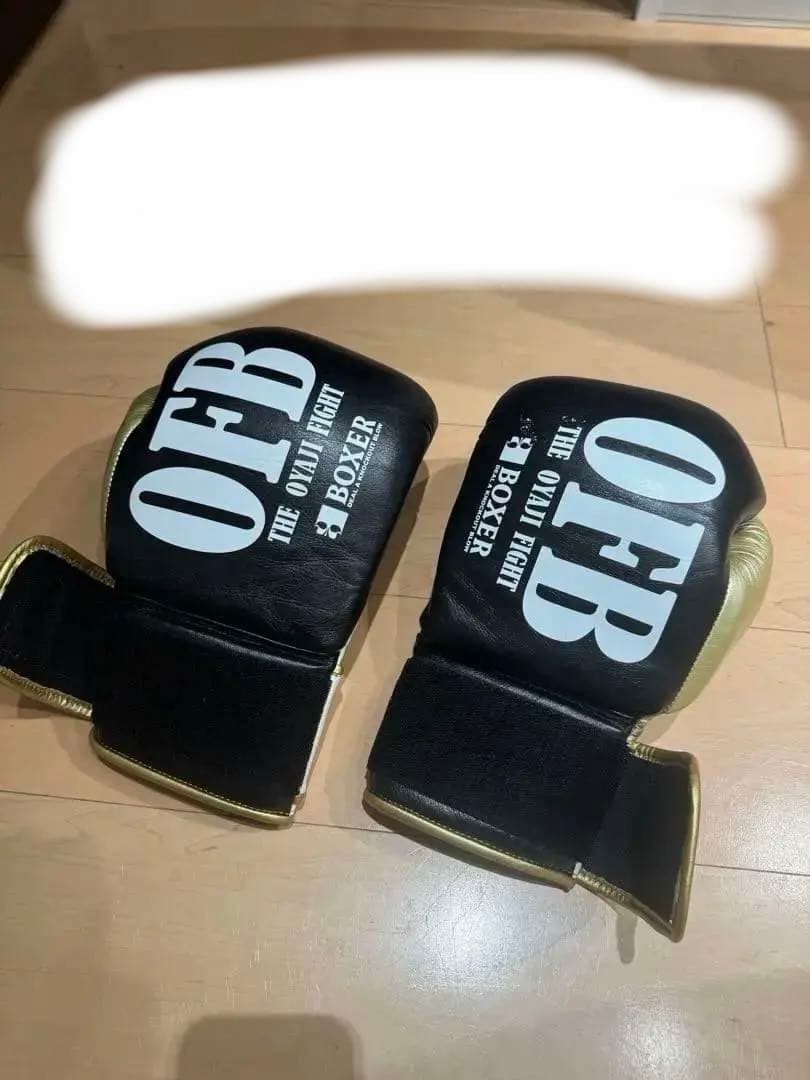 OFB BOXER ボクシンググローブ 黒/金