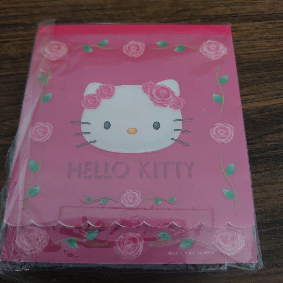 新品未使用♡ハローキティ薔薇メモ
