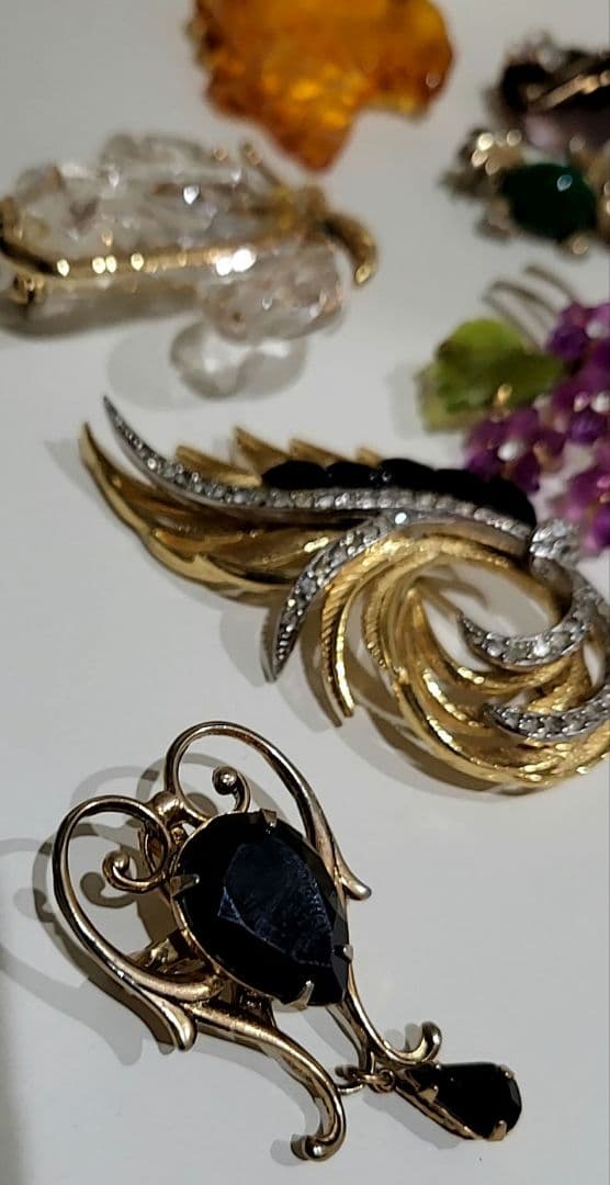 アンティーク　ヴィンテージ　ブローチ　まとめて　昭和レトロ　平成レトロ