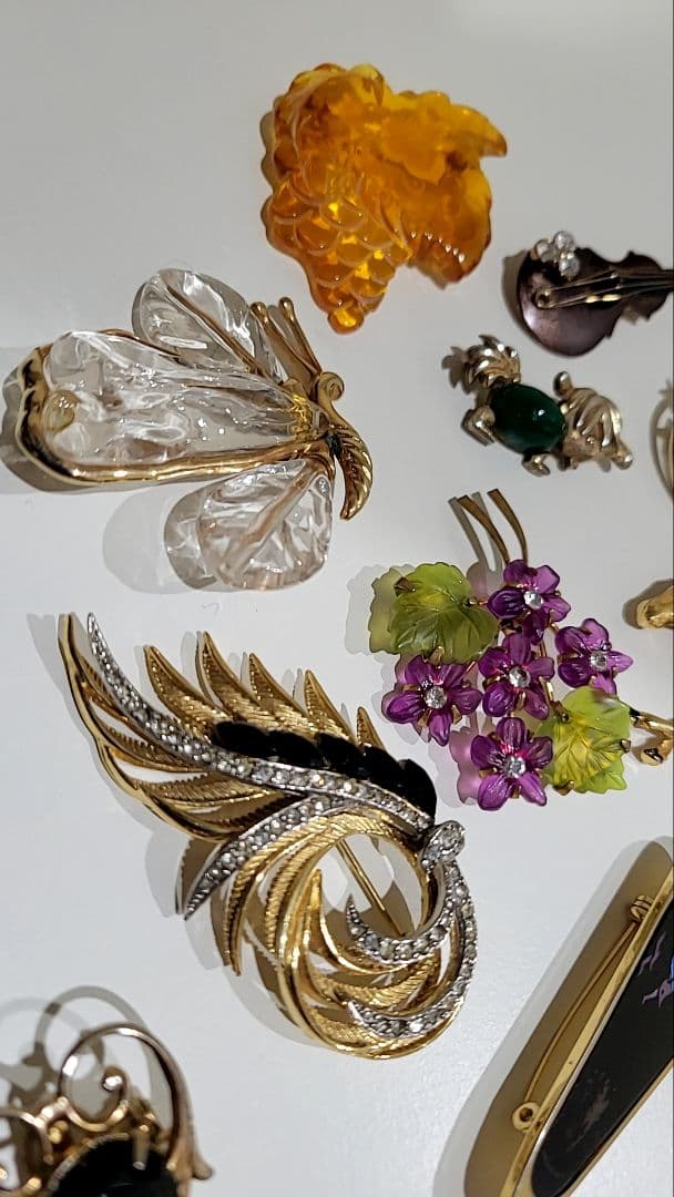 アンティーク　ヴィンテージ　ブローチ　まとめて　昭和レトロ　平成レトロ