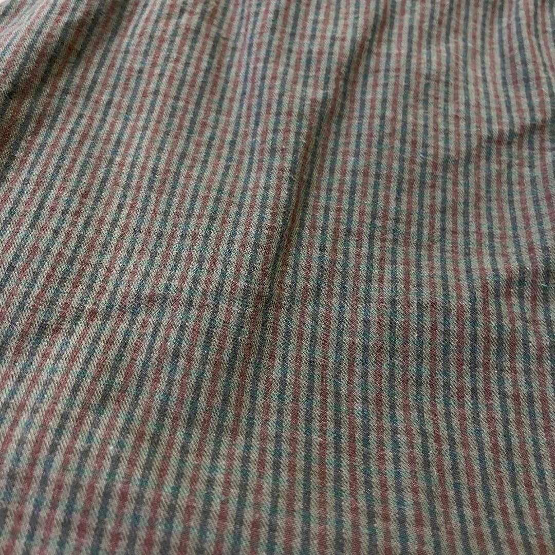 90s   チノパン チェック ワイド baggy