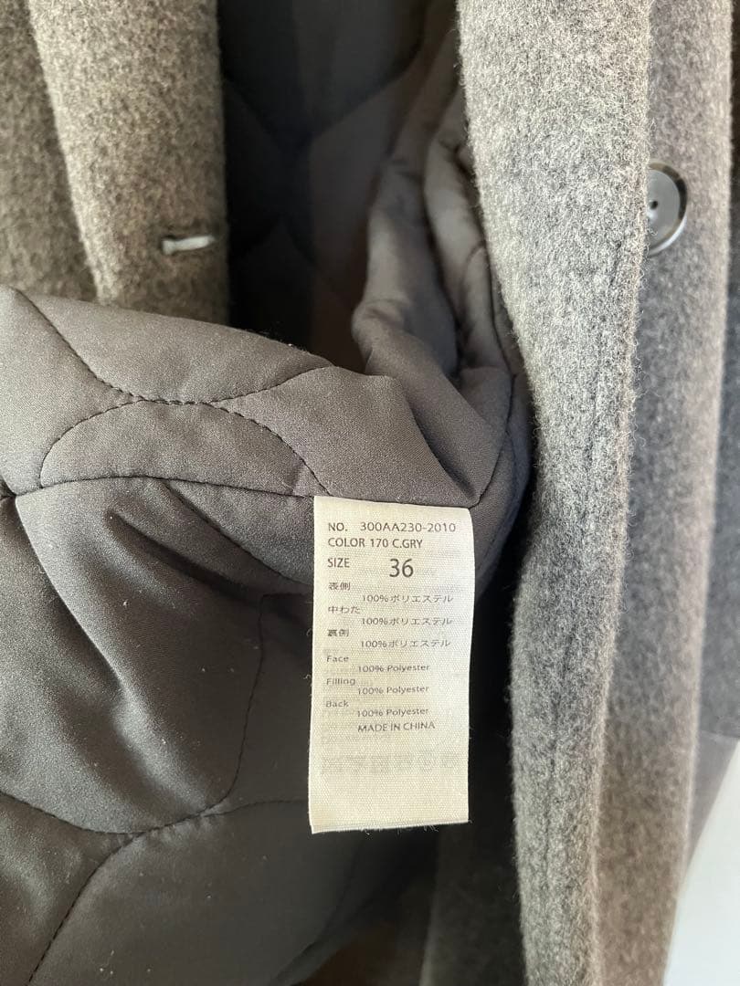 ENFOLD 　チェスターコート　ライナー付