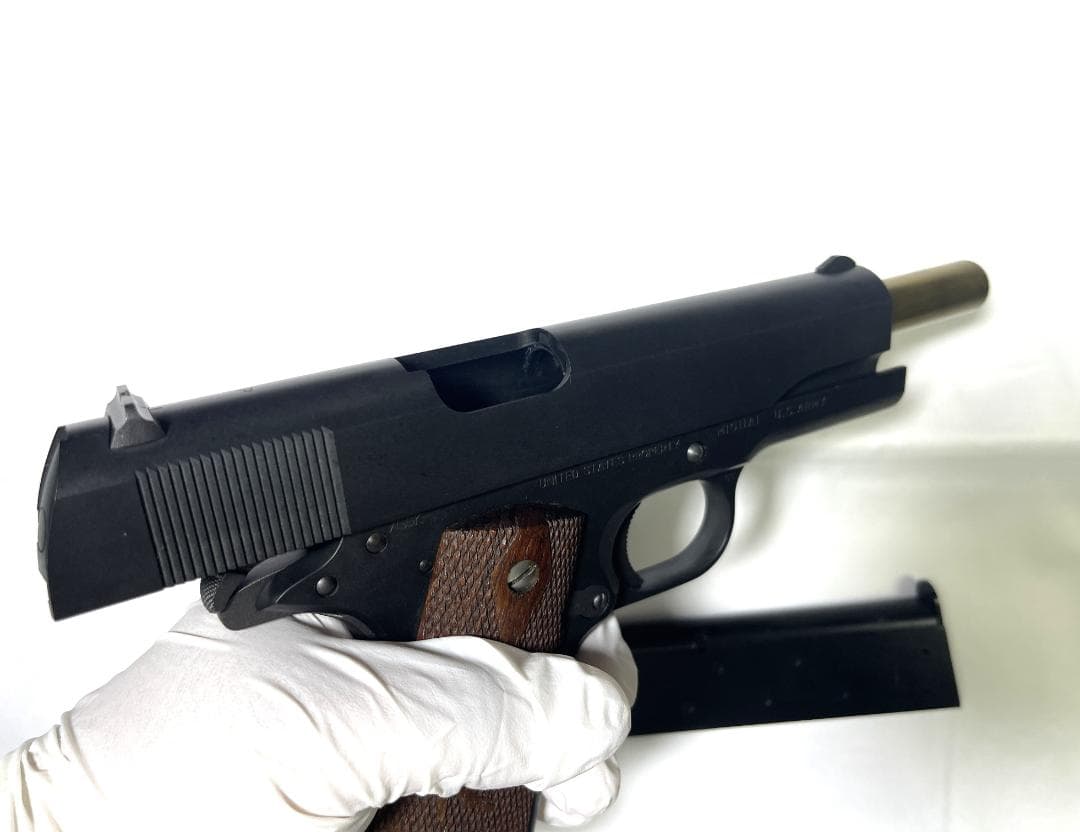 【中古】カスタム　WA　コルトガバメント M1911A1ミリタリーモデル HW