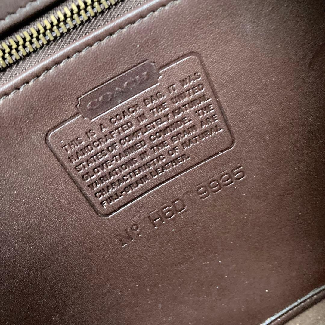 バッグ vintage coach old ZIP TOP SHOPPER 9995