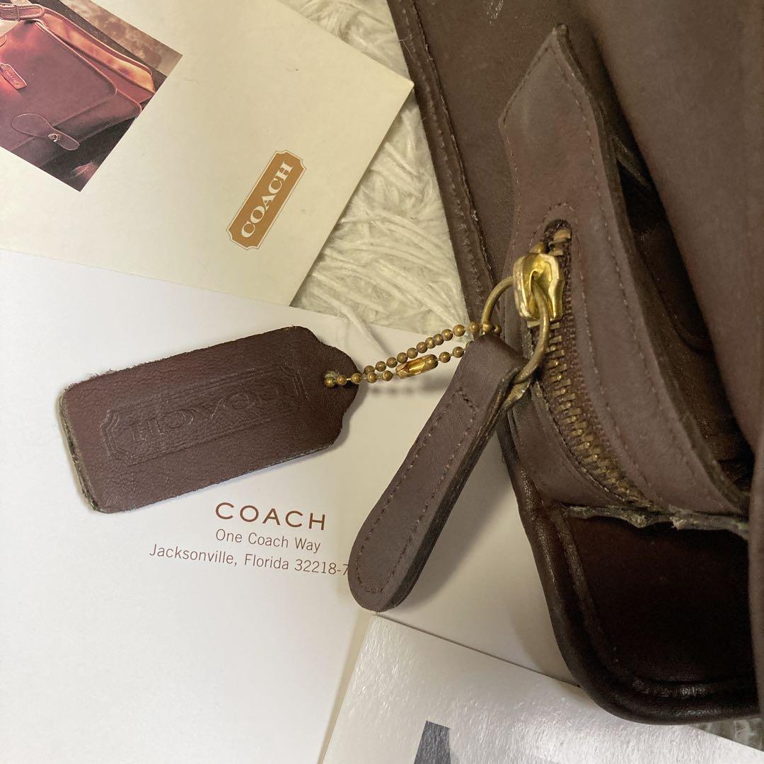 バッグ vintage coach old ZIP TOP SHOPPER 9995