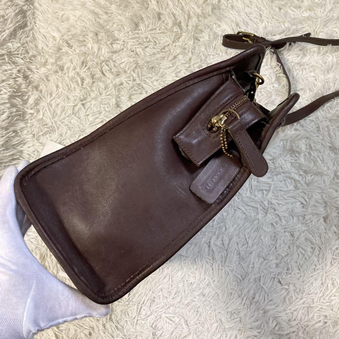 バッグ vintage coach old ZIP TOP SHOPPER 9995