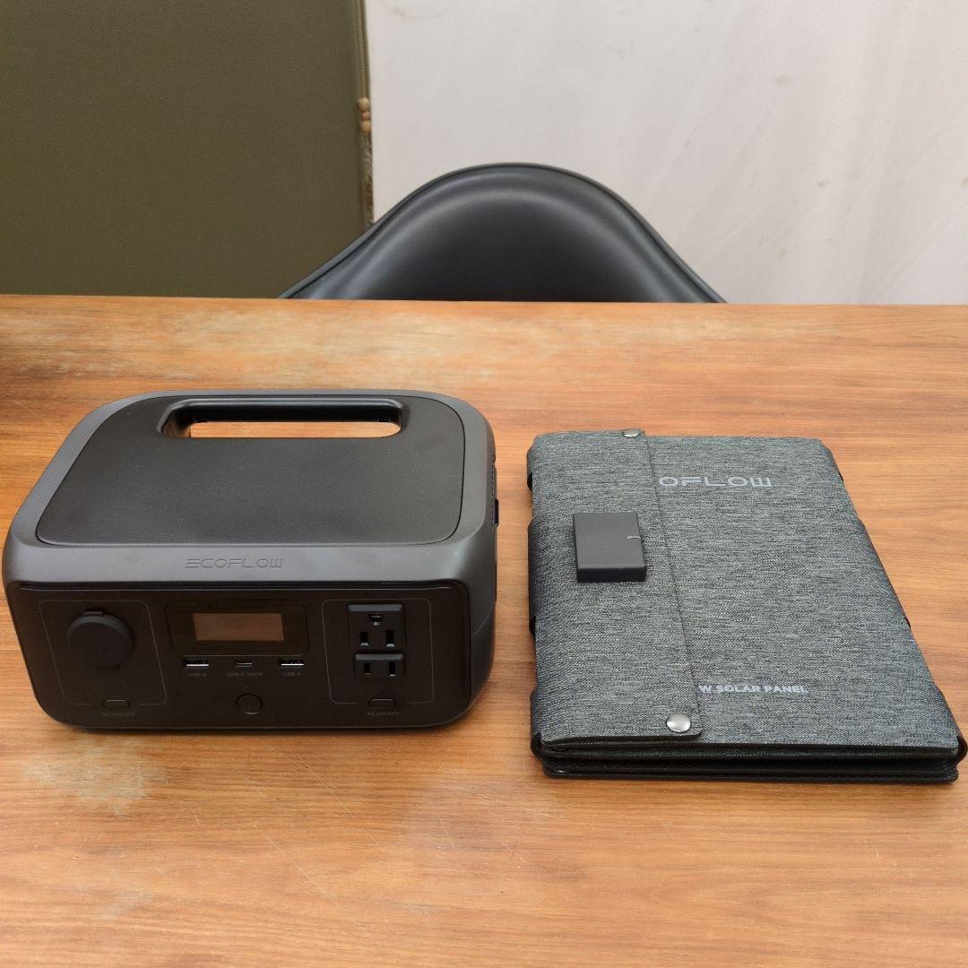 エコフロー 3＋Solar Panel45w ポータブル電源