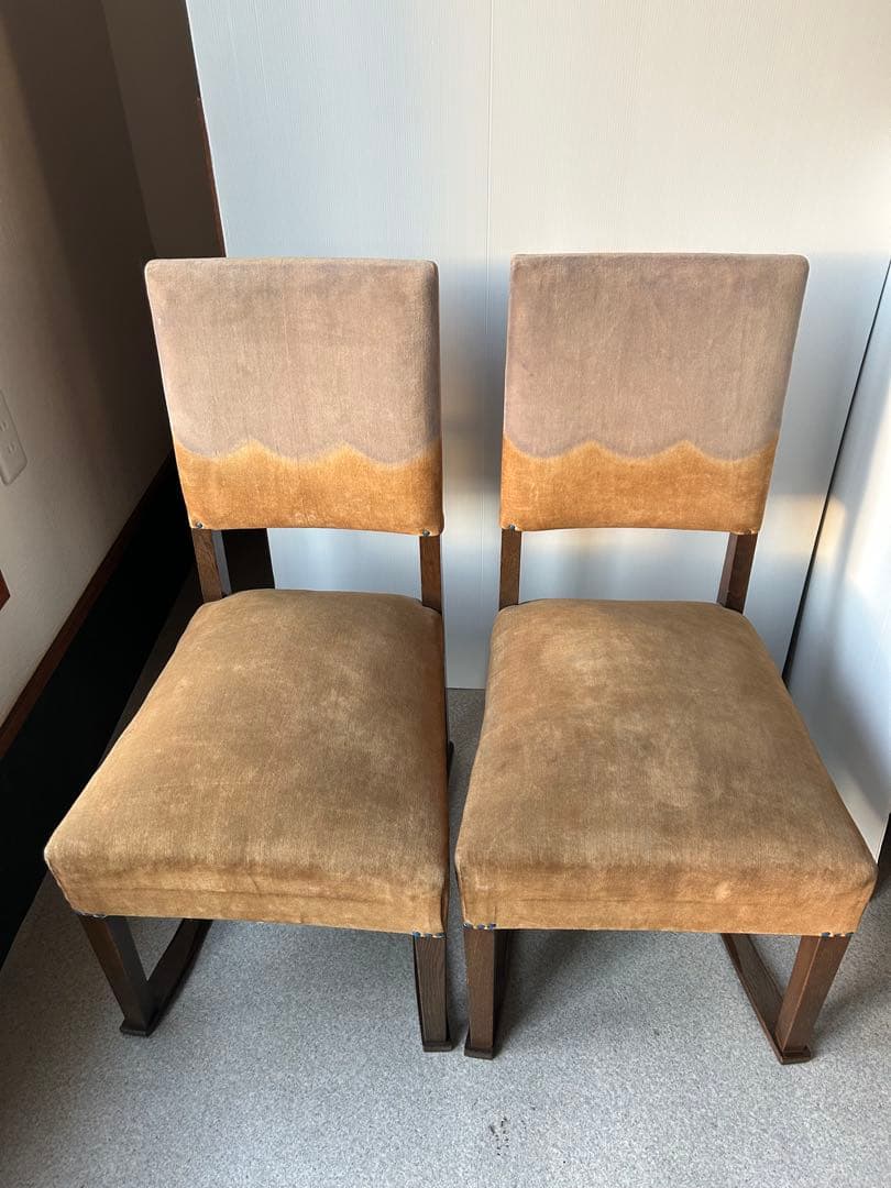 ヴィンテージ　チェア　2脚　椅子 昭和レトロ　クラシック　アンティーク