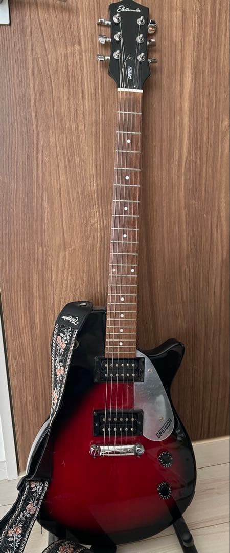 Gretsch Electromatic エレキギター レッド ストラップ付き