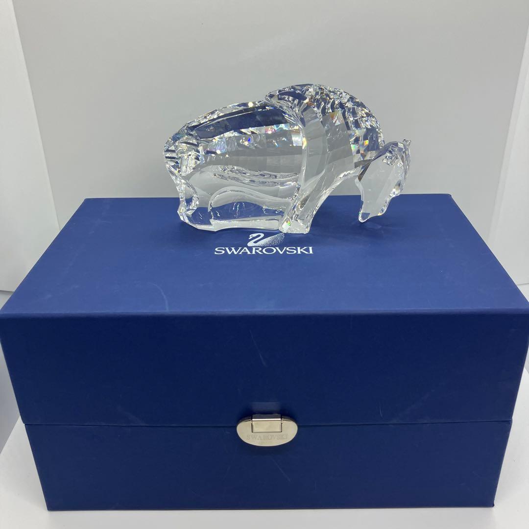 SWAROVSKI スワロフスキー バッファロー クリスタル アニマル 牛