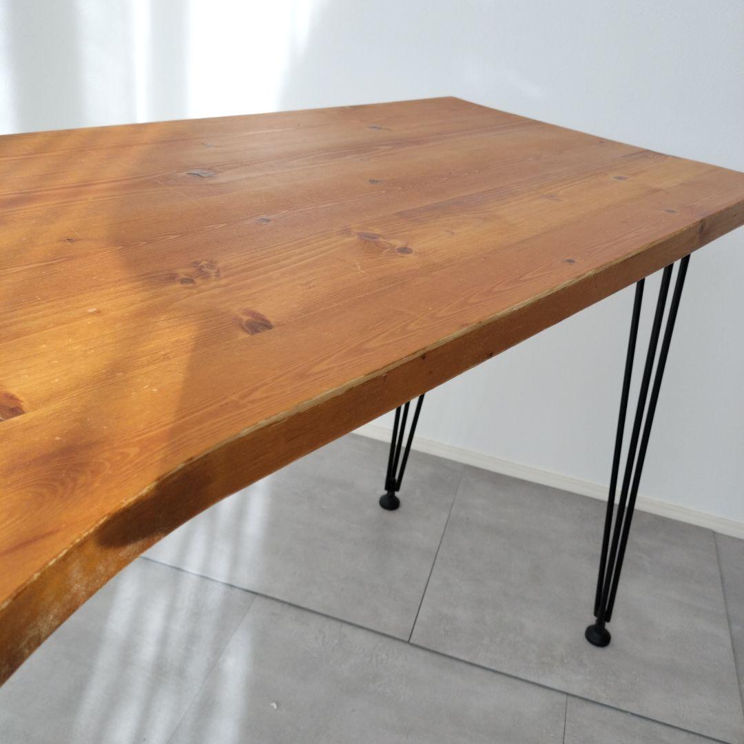 LOWYA ロウヤ ワークデスク ヴィンテージ L字 天然木 幅140