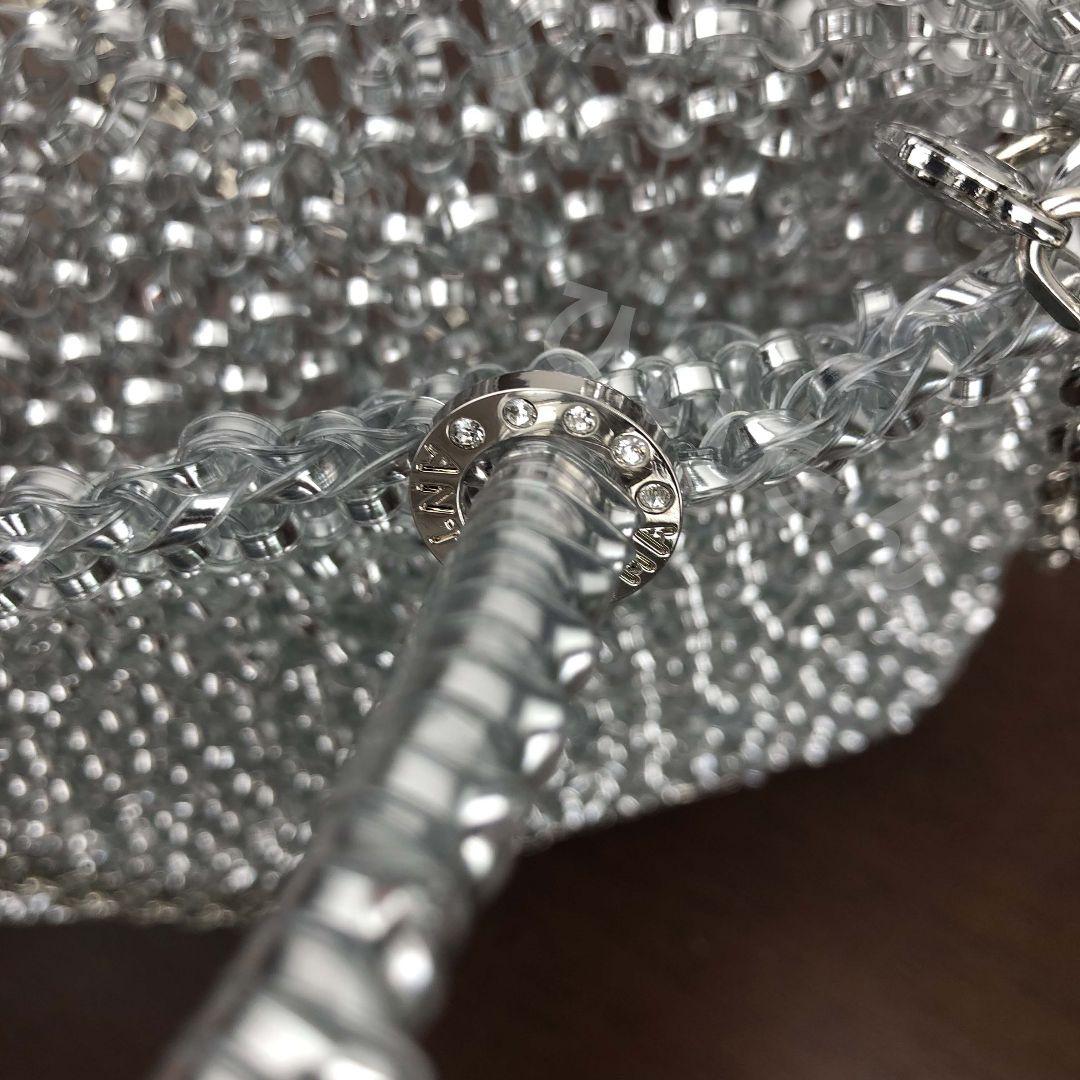 美品！ANTEPRIMAスタンダード ミニアトゥーラ ワイヤーバッグ　シルバー