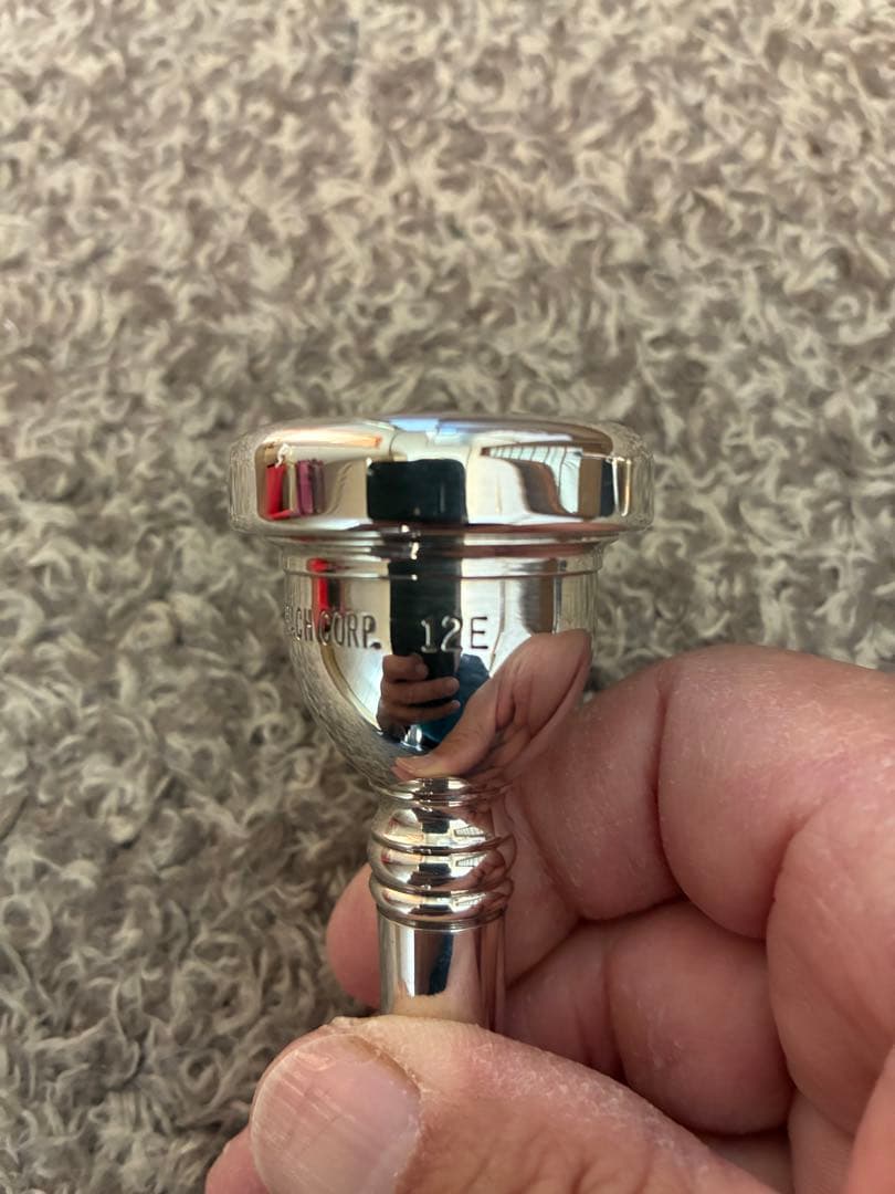 トロンボーンマウスピース細管3本Bach.15E.12E Schilke 43A