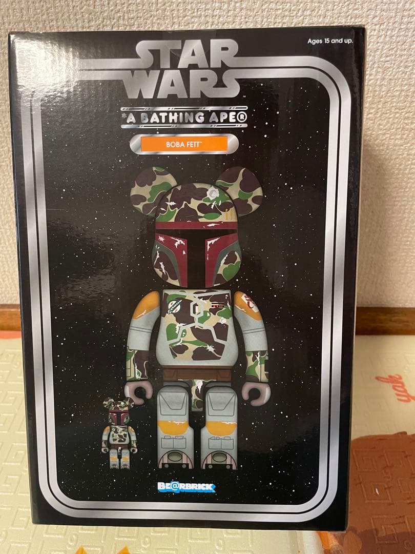 ベアブリックA BATHING APE× BOBA FETT 100%&400%