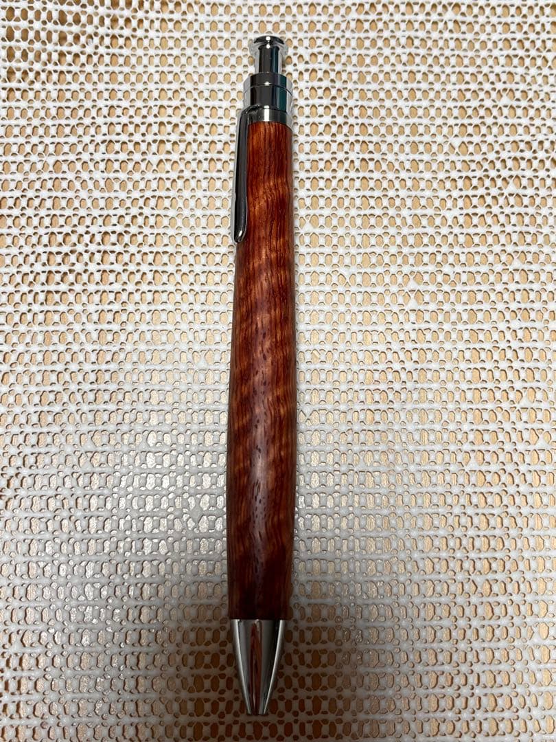 工房楔 花梨 虎杢 ルーチェペン 旧型クリップ