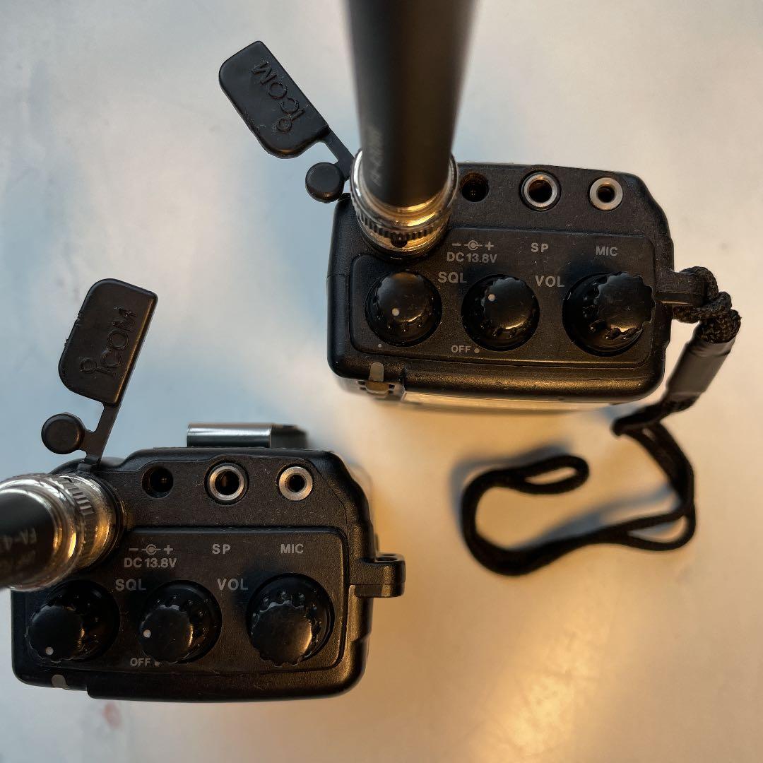 ICOMハンディ　無線機　ＩC-3S 2台　ジャンク品