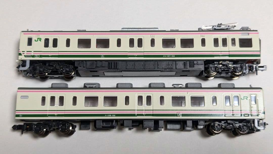 107系　100番台　前期型＋後期型　計4両セット　マイクロエース