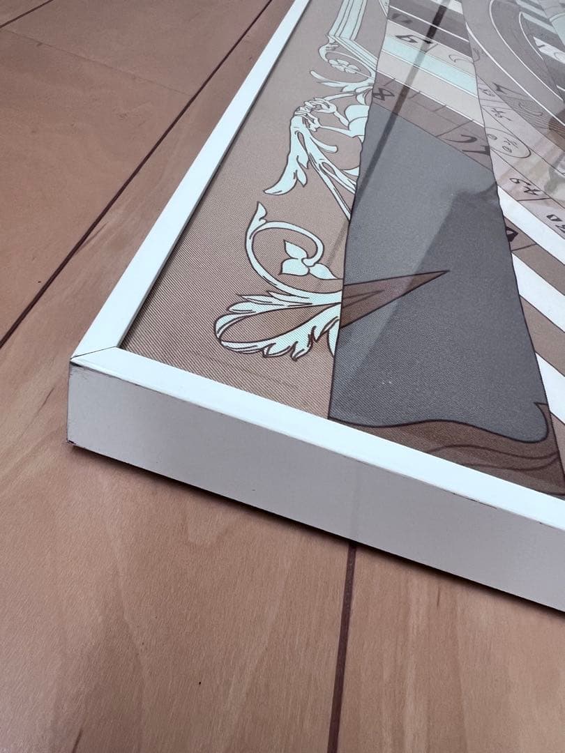 エルメス　スカーフ　額装