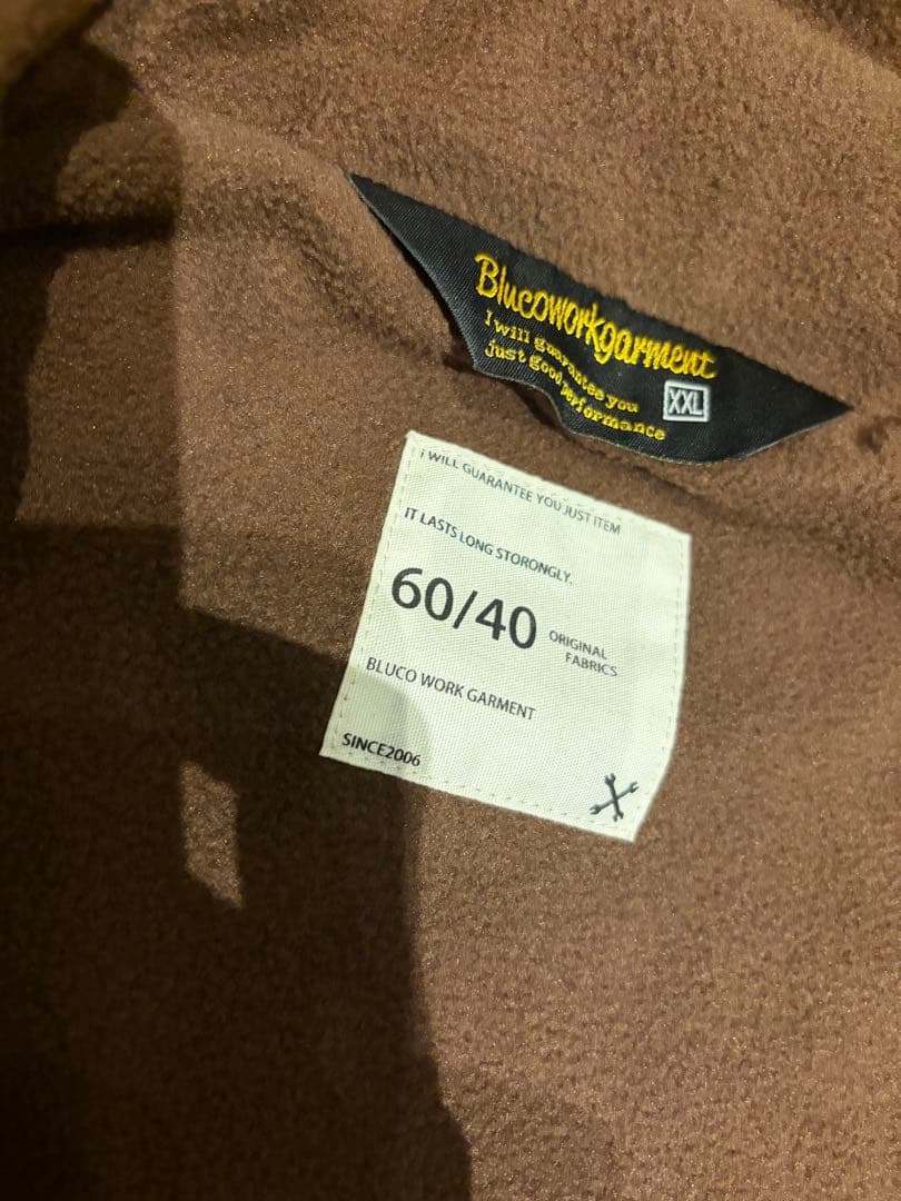 BLUCO ブルコ 60/40 シェルジャケット XXL