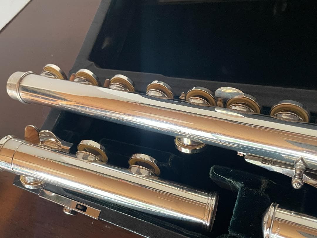 パール フルート 総銀製 カンタービレ インラインリングキー Ｅメカ付き