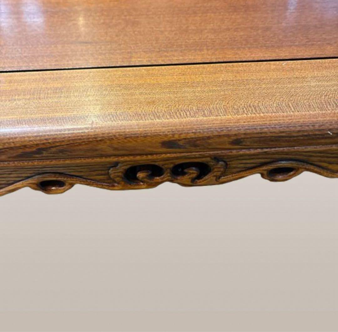 【最終価格/送料無料】 国産　天然木材欅2〜4人用ローテーブル　高級座卓