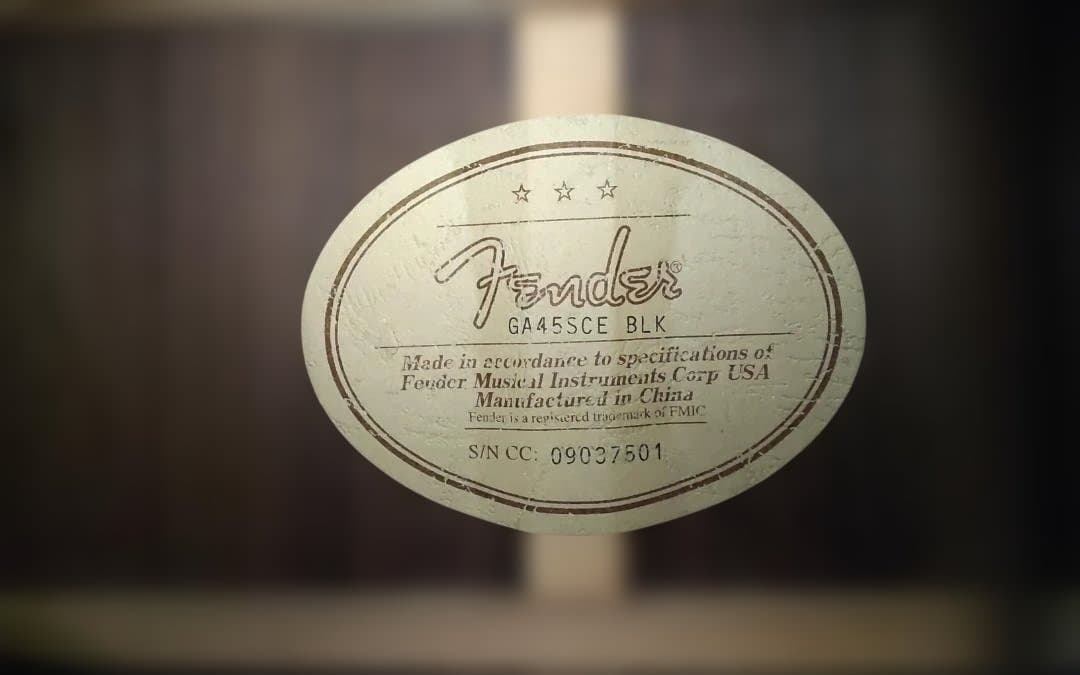 値引き‼️美品❗Fender　GA-45SCE