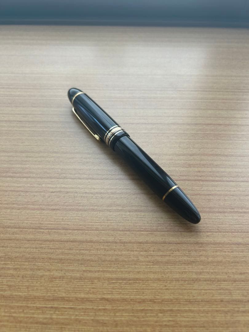 モンブラン 149 14C 中白 二段エボナイト芯 万年筆