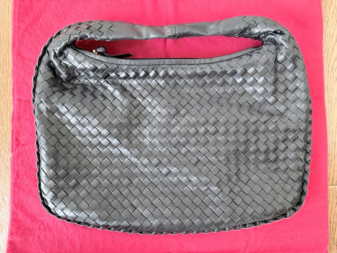 ボッテガヴェネタBottega Veneta☆ホーボーショルダーバック☆ブラック