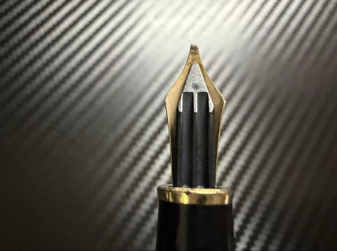 極美品 モンブラン マイスターシュテュック 144 ブラック 全金 B 万年筆