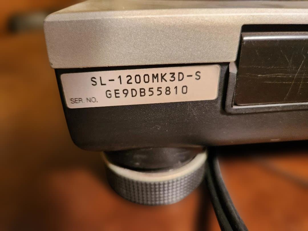 ☆超美品『Technics SL-1200MK3DS』×2台　ターンテーブル