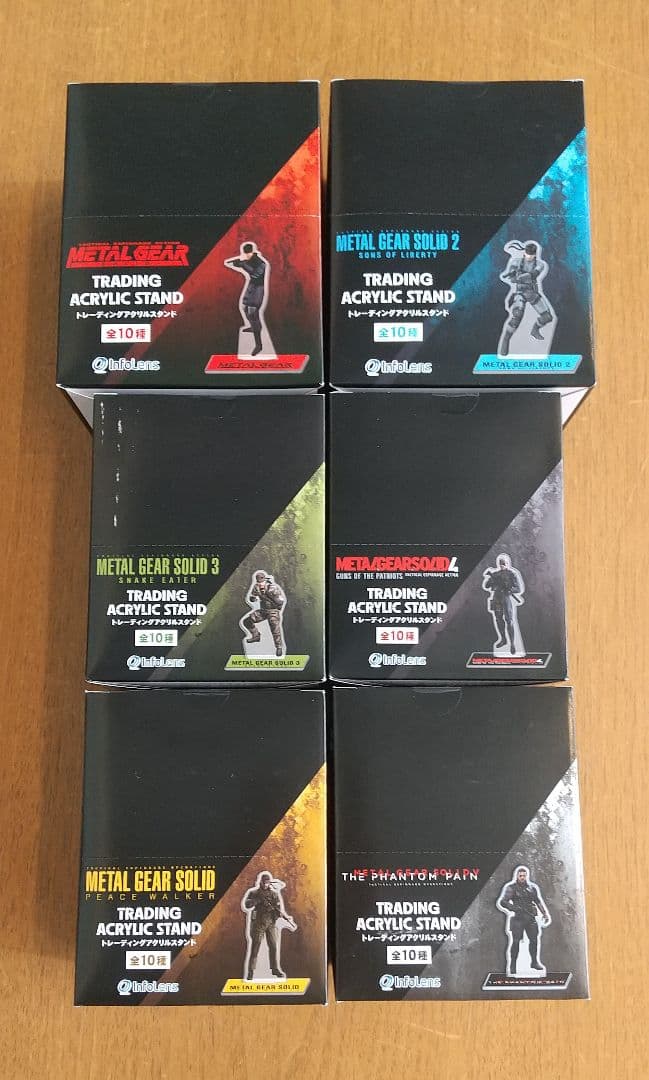 MGS 小島秀夫作品のみ 各10種 アクリルスタンド メタルギアソリッド パルコ