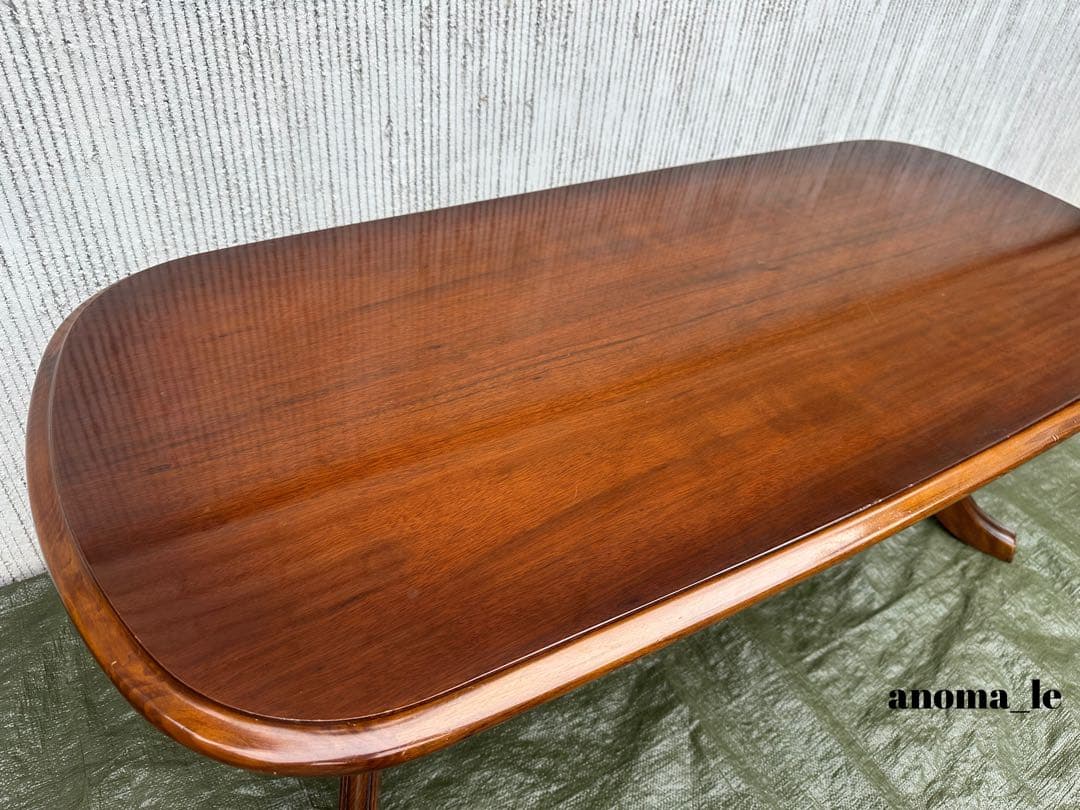 【センターテーブル】カリモク　コロニアル　昭和レトロヴィンテージ◎