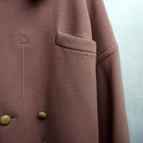 80s ウールコート 肉厚 ライナー イタリア製 ヴィンテージ