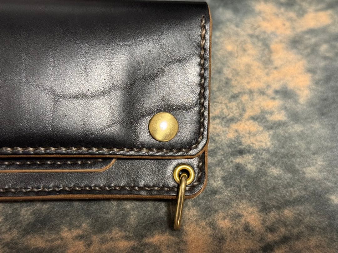 MARYAM社HORSE BUTT(茶芯)血筋多め個体!トラッカーウォレット