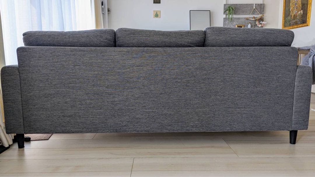 緊急　ニトリ　ソファ　グレー　3〜3.5人　※ 4/9まで直接受け渡し限定で値下