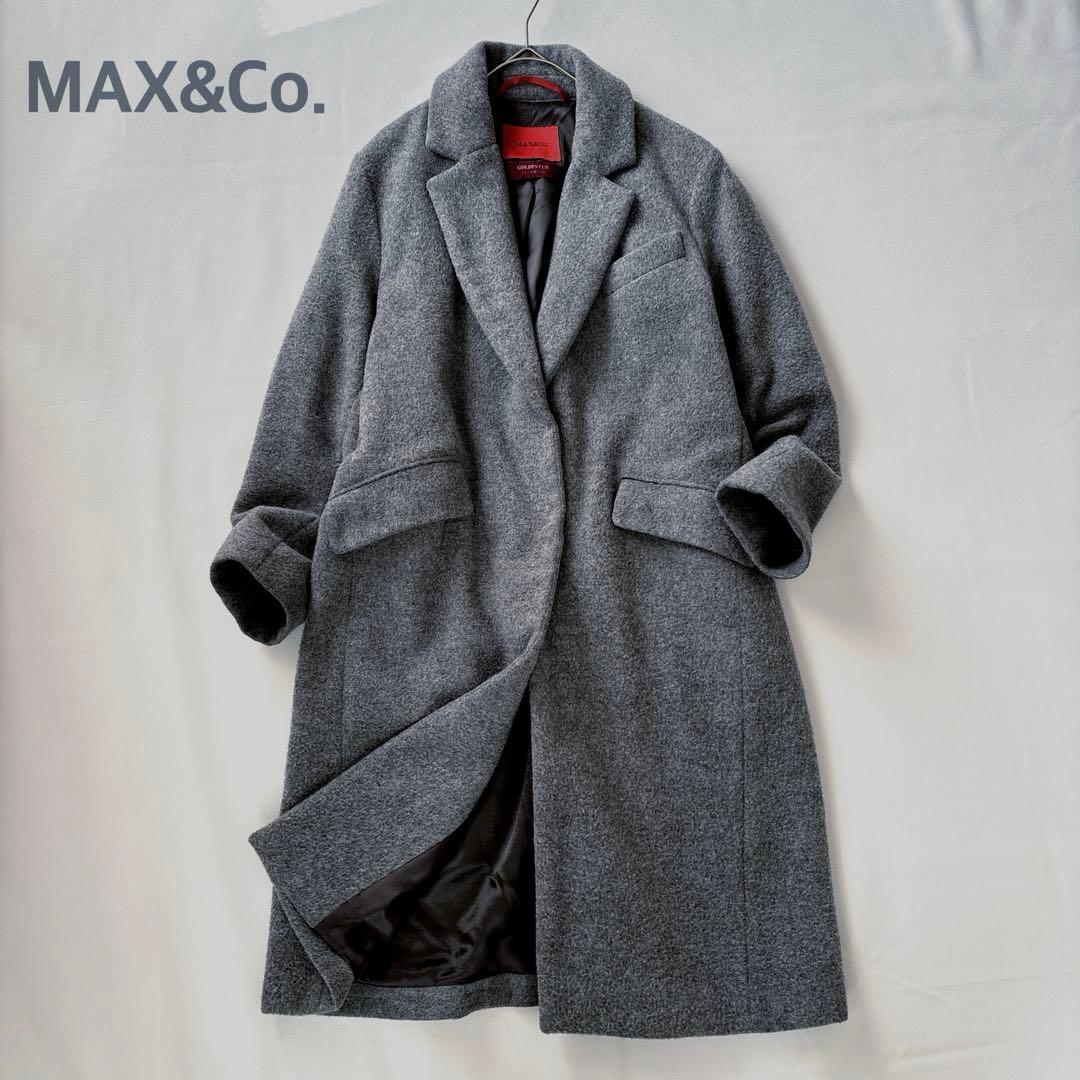 現行タグ MAX&Co マックスアンドコー チェスターコート アルパカ ロング