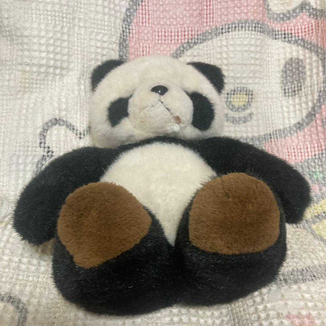 昭和レトロ　ヴィンテージ ユーレカ　パンダ　ぬいぐるみ　中古品