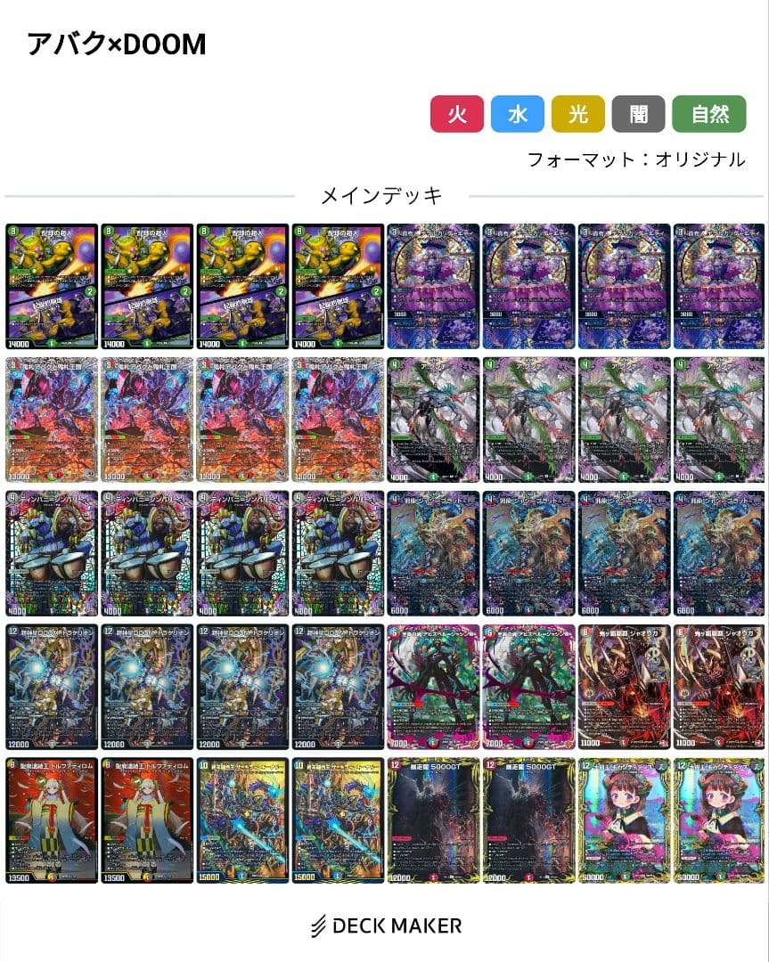 4C 墓地ソ DOOM デッキ