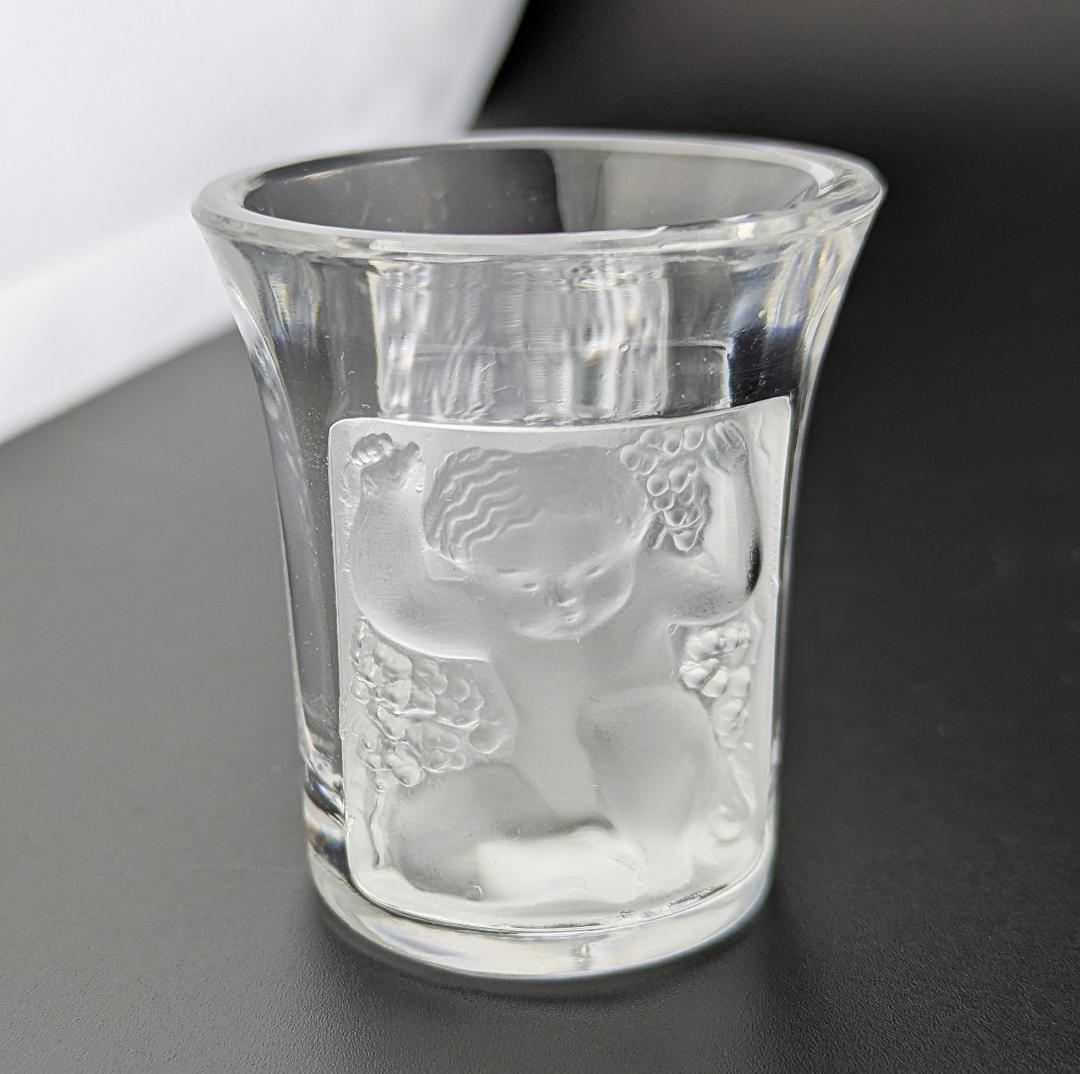 生命の芸術★ラリック アンファン ショットグラス 4個セット アールデコフランス