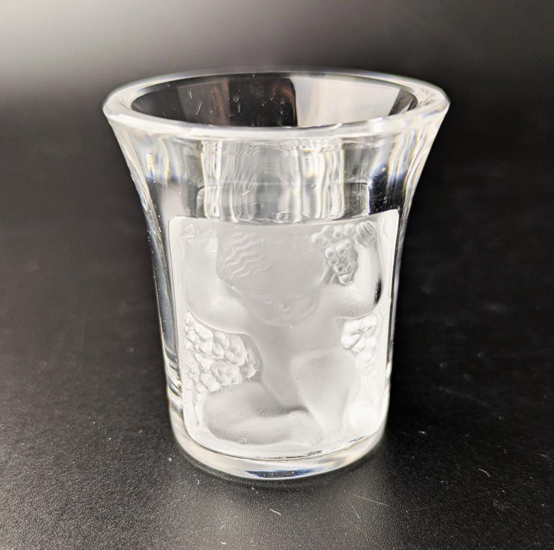 生命の芸術★ラリック アンファン ショットグラス 4個セット アールデコフランス