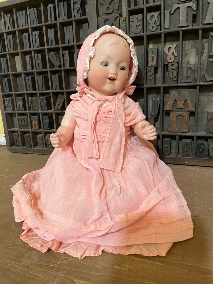 275アーモンドマルセル、ビスク人形赤ちゃんスレ、難あり格安古いドイツ