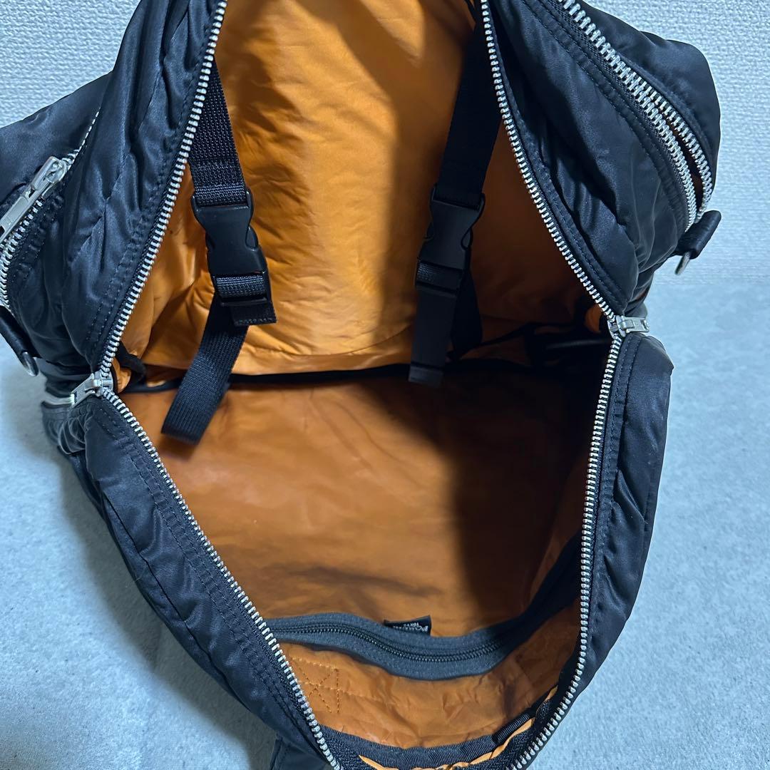 美品✨ 2way　2層　A4◎　大容量　タンカー　ポーター　ショルダーバッグ　黒