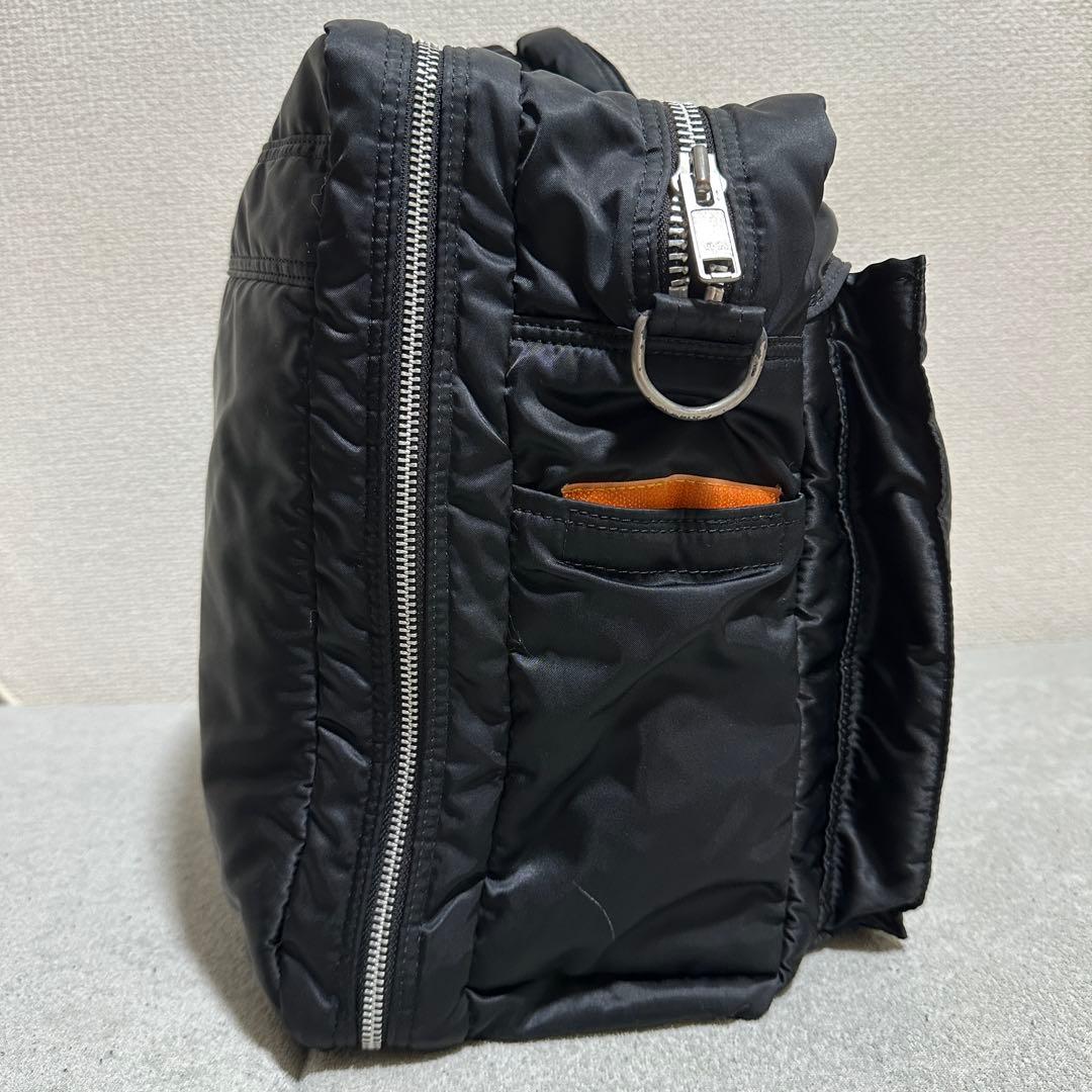 美品✨ 2way　2層　A4◎　大容量　タンカー　ポーター　ショルダーバッグ　黒